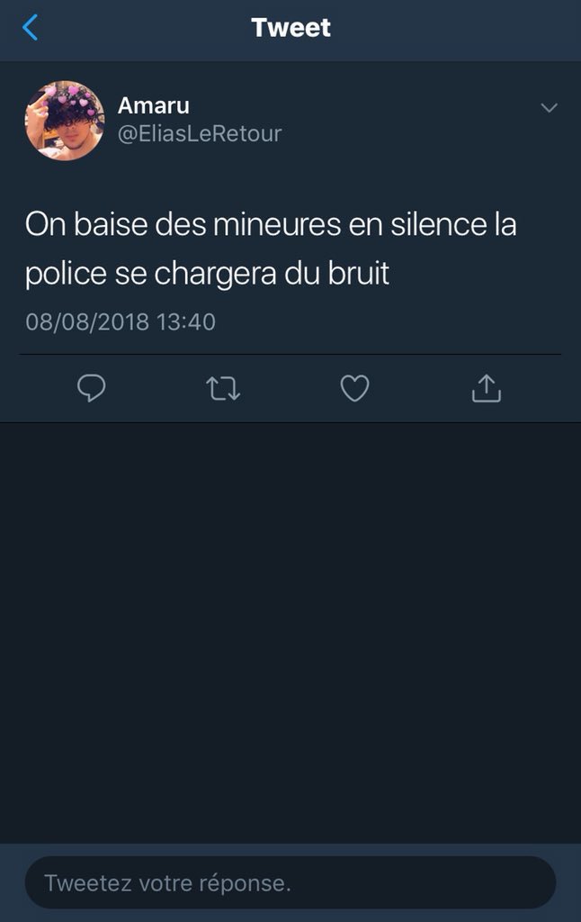 thzyia2's tweet photo. Genre toi sale fils de pute ? https://t.co/13oOVnoA3Q