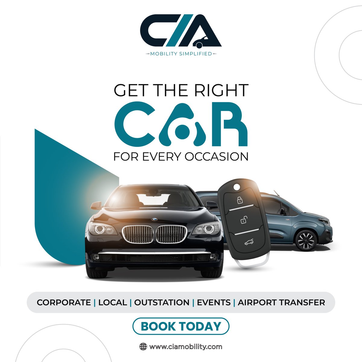CIAMobility's tweet photo. From sleek business sedans to spacious family SUVs, we have the perfect match for your plans.

Book now: https://t.co/39ZIMW6rYj
📞 Call: +91 7709998446
📧 Email: support@ciamobility.com

#CIAMobility #RideWithUs #CarRentalService #ChauffeurService #LuxuryTravel #ComfortRide https://t.co/dkjzevQEiD