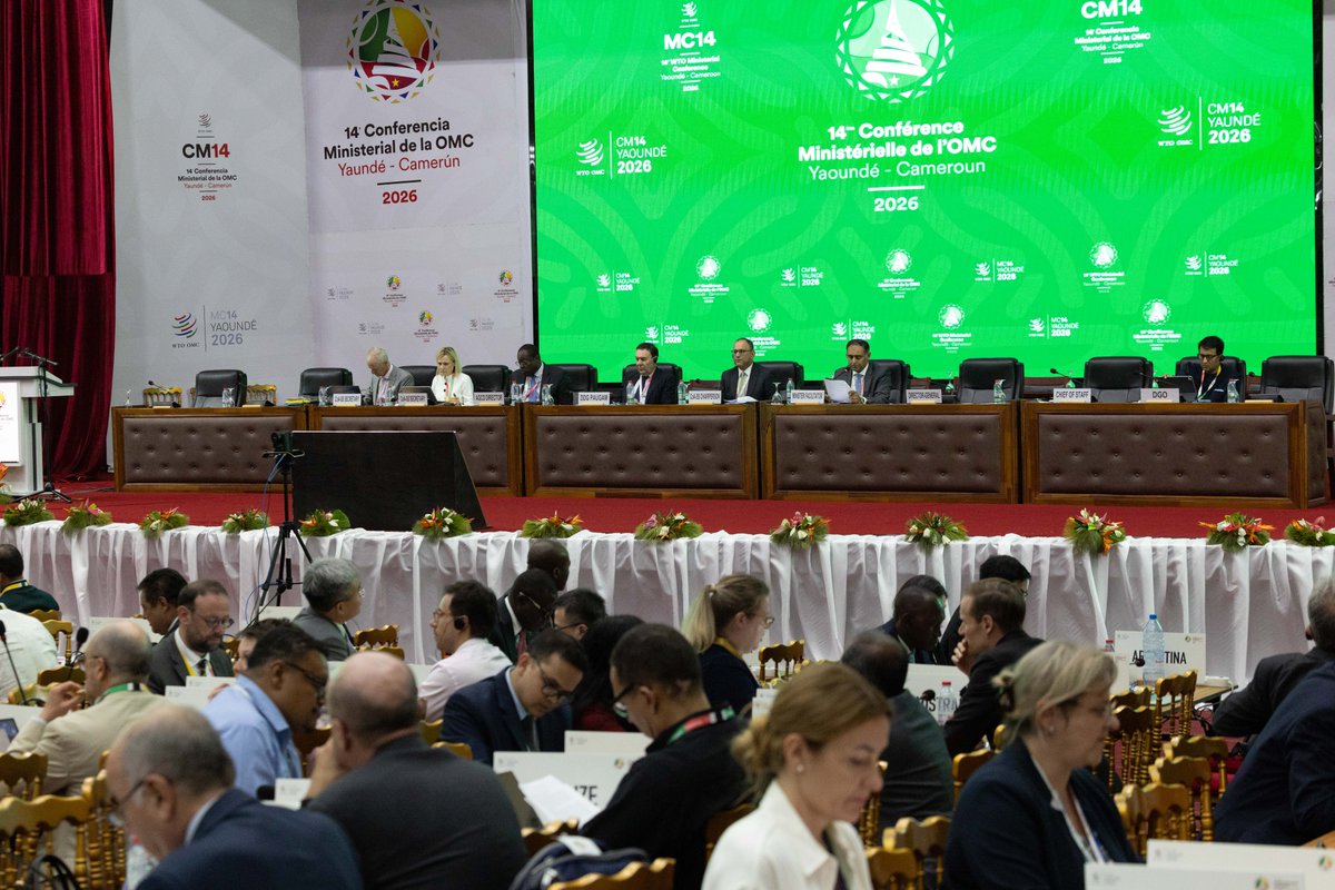 wto's tweet photo. In this month's "News Harvest":
▶️ Gulf conflict disrupting fertilizer, energy markets
▶️ #WTOAg negotiations to continue after #WTOMC14
▶️ Minister facilitator reports on MC14 agriculture talks
Read: https://t.co/IMraTXWmHT
Subscribe: https://t.co/n4OjWKAja3 https://t.co/FXZoRHbm81