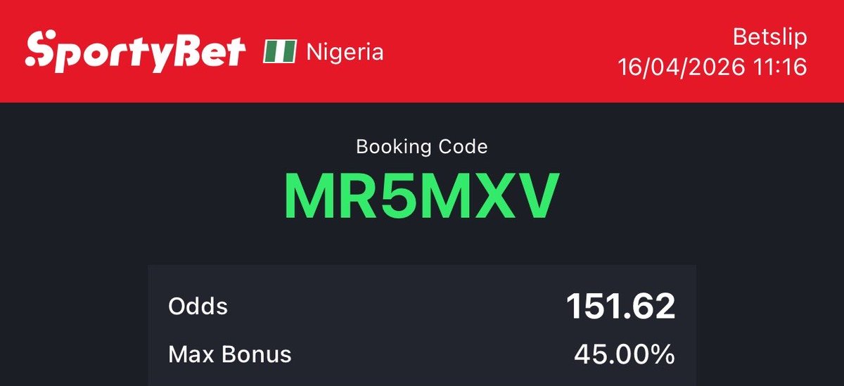 jondreytips's tweet photo. It’s Happening Today 💣💣
150 ODDS !! MR5MXV
 40 ODDS Edit!! WJ72Y9 https://t.co/D0N9gL50GS