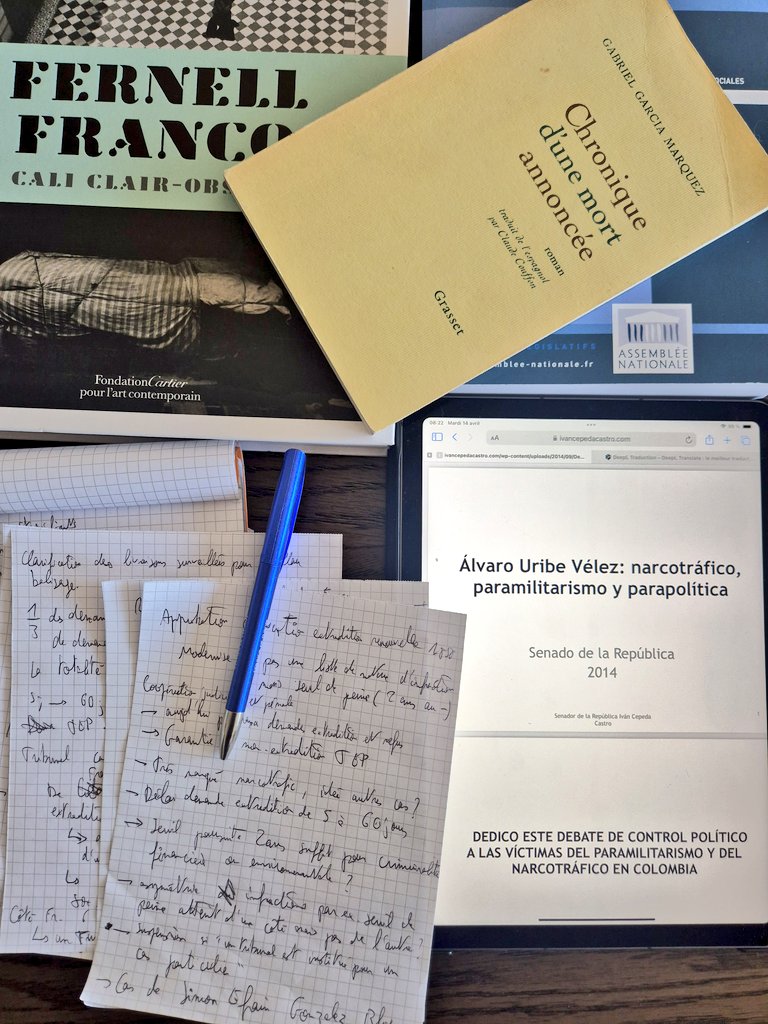 HadrienClouet's tweet image. J'ai débuté les auditions sur la nouvelle convention d'extradition #France-#Colombie 🇫🇷 🇨🇴 dont je suis rapporteur.

L'actuelle date de 1850 ! Il faut un cadre renouvelé pour casser toute la chaîne de criminalité en miroir des deux pays via l'extradition :

👉 du