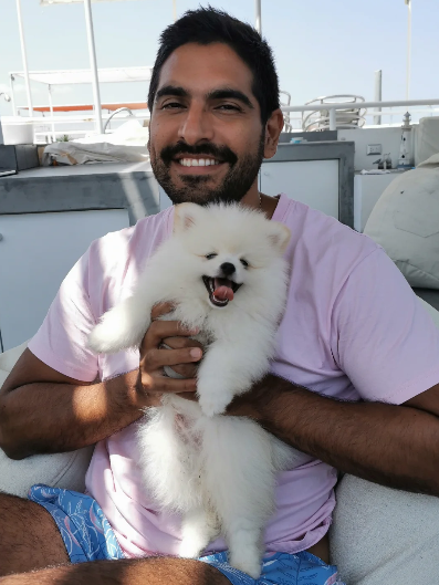 Que bonito perro, me pregunto si sabrá japones