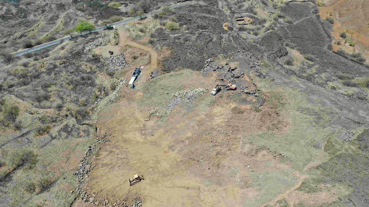 Avançam as obras da central solar fotovoltaica 1,3 MW da #IlhaFogo #CaboVerde