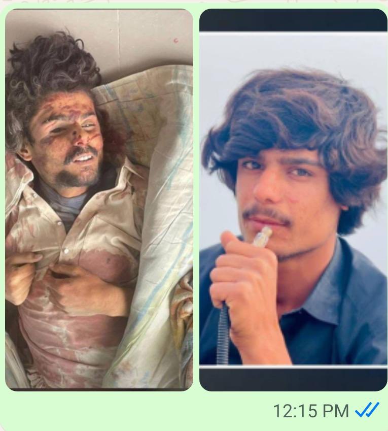 Security forces have brought four bodies to Panjgur Prom Jain Hospital, who were killed in a fake encounter after being forcibly disappeared from the previous two Proms. One of them was identified as Marwan son of Hamza, who was abducted on 5April 2026 #StopBalochGenocide