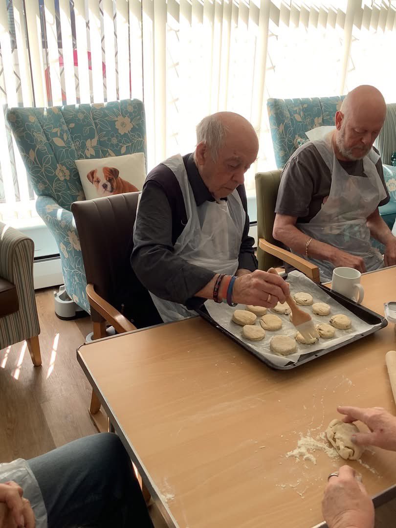 ageukoldham's tweet image. 🍓🫖 🧁Our attendees at Ashby House Day Care enjoyed a cosy baking session making delicious scones.

There were lots of smiles &amp;amp; teamwork. Moments like these are what it’s all about - connection, joy &amp;amp; creating memories together.

#AfternoonTea #DayCareLife #MakingMemories