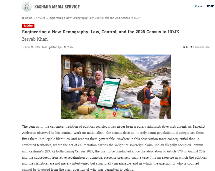 YunusKashmir's tweet image. A #census is not some conspiracy tool, it is the backbone of #governance. It simply counts people so #governments know how many citizens need #food, #healthcare, #schools and #jobs. Without accurate data, planning collapses. @bdun53 @major_madhan @vipul2777 @RDXThinksThat