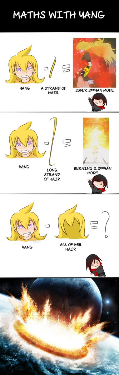 FireSkull165564's tweet image. @notsoavgfangirl #RWBY #Yang #Yangshair