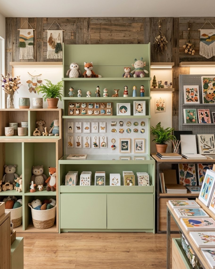 CaguModu's tweet image. 💚Mint green display booth
💚Simple, fresh, product-focused.
#retaildesign #visualmerchandising