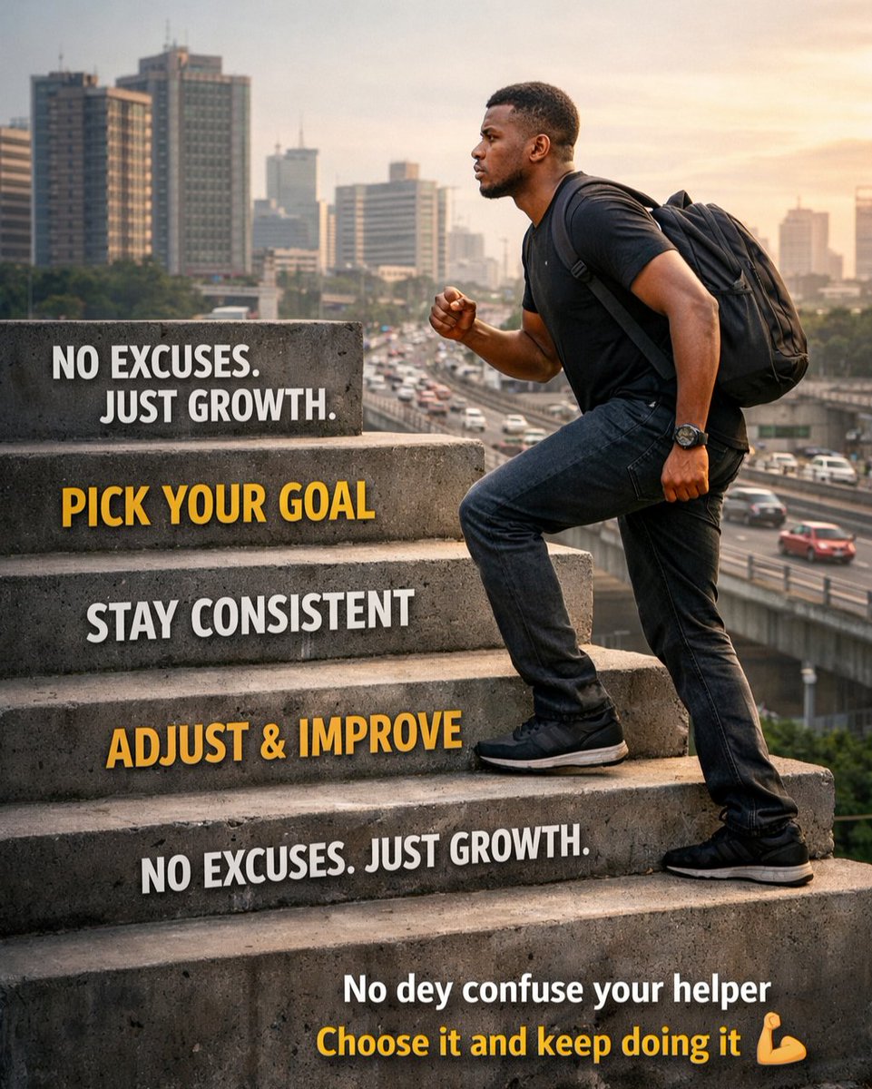 JoelExpro's tweet image. Setbacks aren’t failure they’re feedback.

Stop jumping around. Pick your goal, stay consistent, and adjust when it gets tough.

Don't  confuse your helper choose it and keep doing it 💪

#KeepGoing #Mindset
