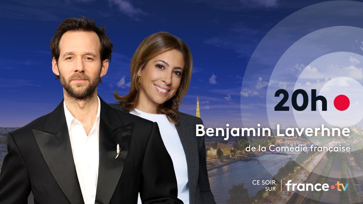 francetvpro's tweet image. #Invité | #France2 

Benjamin Lavernhe, de la Comédie francaise, sera l’invité du #JT20h ce soir, à l'occasion des représentations du Cid, mis en scène par Denis Podalydès. 
Ils répondra aux questions de @LeaSalame.

▶️ France 2 &amp;amp; france.tv