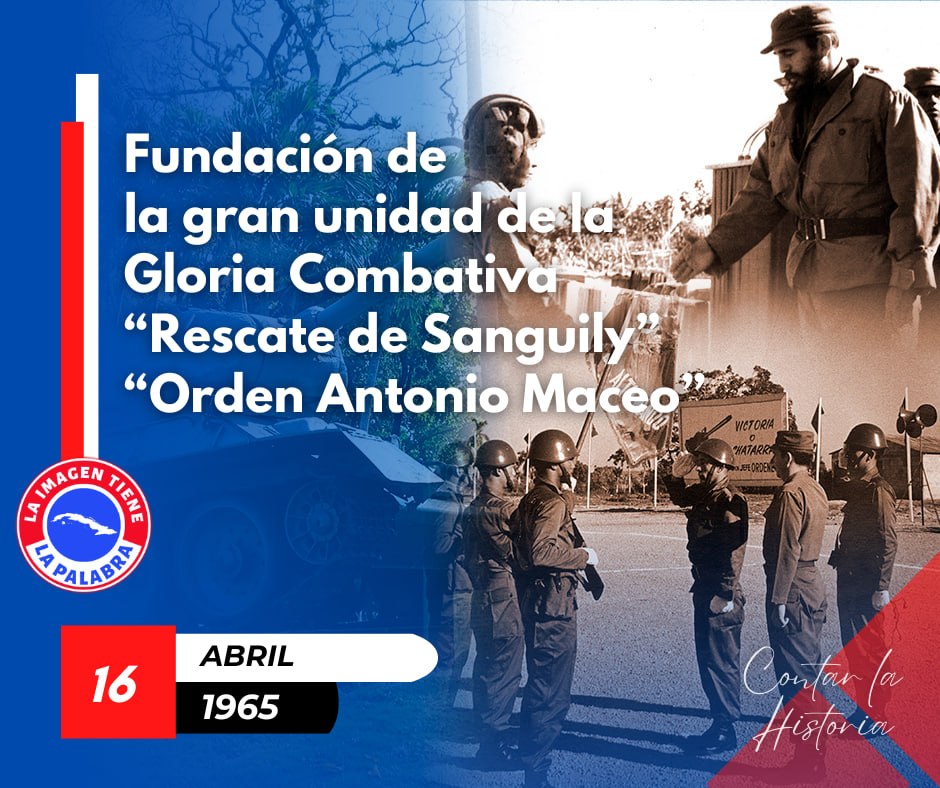 ‼️Felicitamos a la División de Tanques en su 61 aniversario.  
Sus combatientes, con disciplina y lealtad, continúan la preparación para defender la Patria.  
Son el puño de acero de las FAR, garantía de soberanía y firmeza revolucionaria.  

#FARCuba #GironVictorioso
