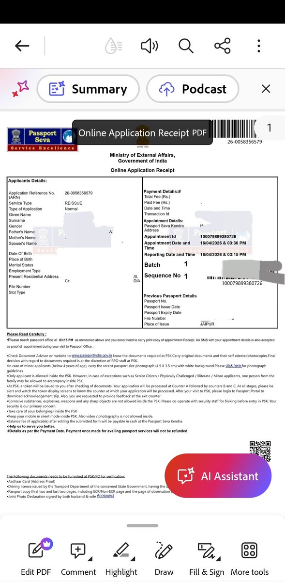 Ramagar1989's tweet photo. @MEAIndia @DrSJaishankar pathetic service at Churu PSK. Creating unnecessary trouble, person seated not willing to work, doesn't even acknowledge MEA appostiled marriage cert for adding spouse.Asking for 10 th marksheet for re-issuance when previous PP is NonECR @passportsevamea https://t.co/aHA9cNcmDD