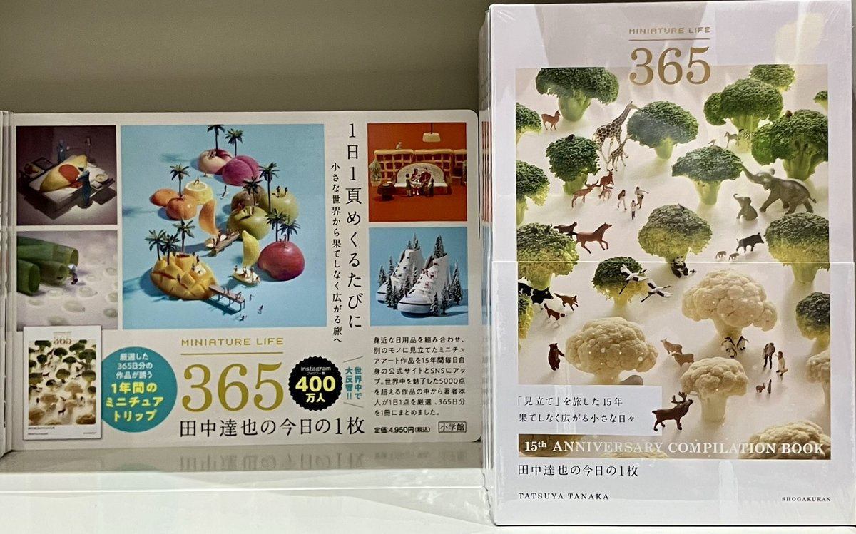 3F芸術書】ミニチュア写真家田中達也さんが365作品を厳選した超保存版