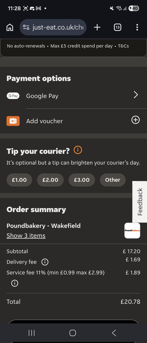 GeorgiaMe1994's tweet photo. @JustEatUK not being funny, but why is a there a Free Delivery on All Orders yet theres delivery charges? https://t.co/J28nQm5TAe