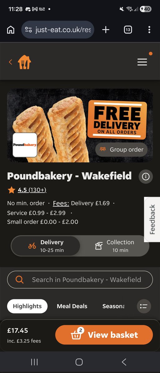 GeorgiaMe1994's tweet photo. @JustEatUK not being funny, but why is a there a Free Delivery on All Orders yet theres delivery charges? https://t.co/J28nQm5TAe