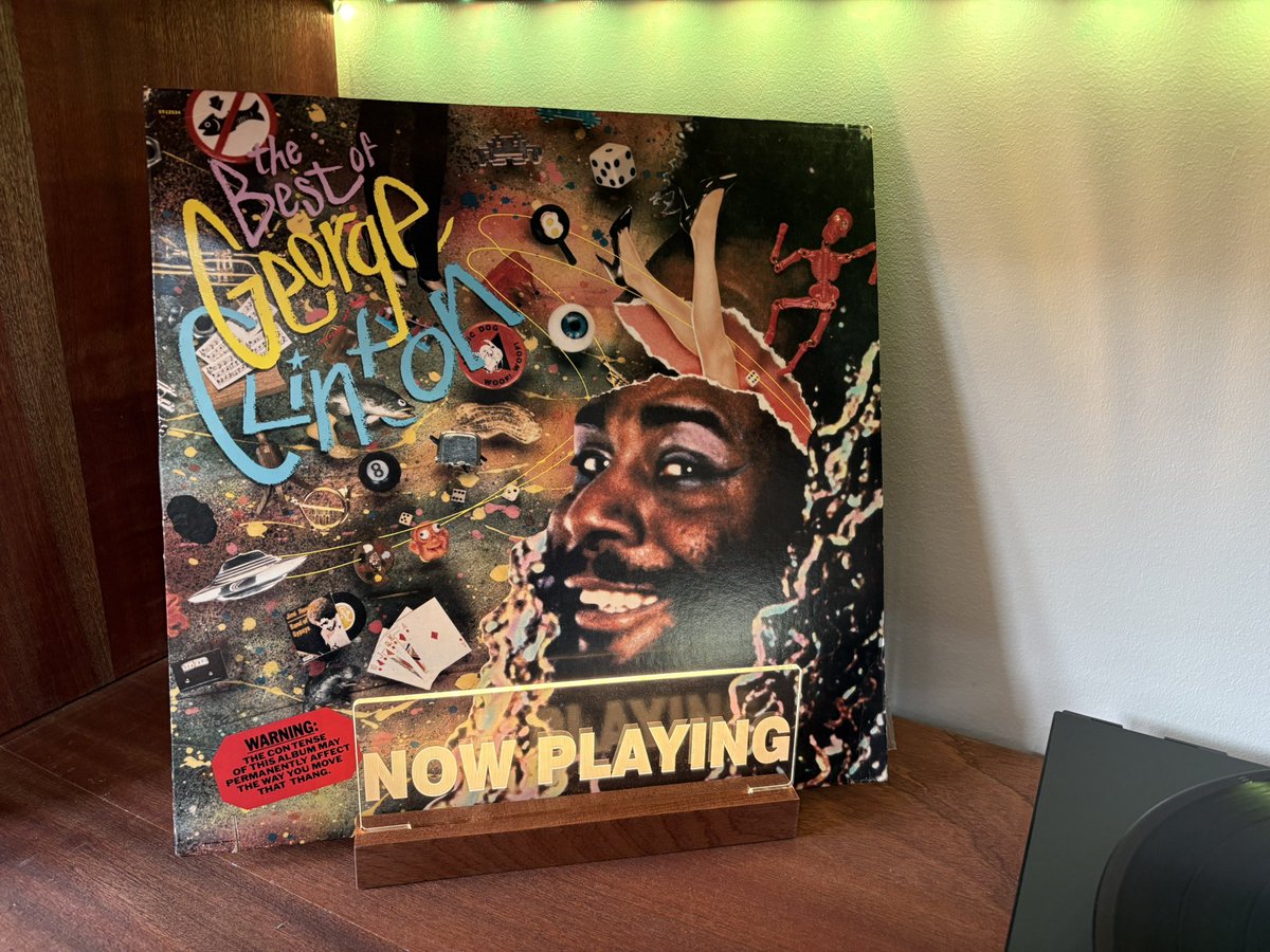 danny_tickner's tweet image. #nowplaying #vinyl George Clinton - ‘the best of’