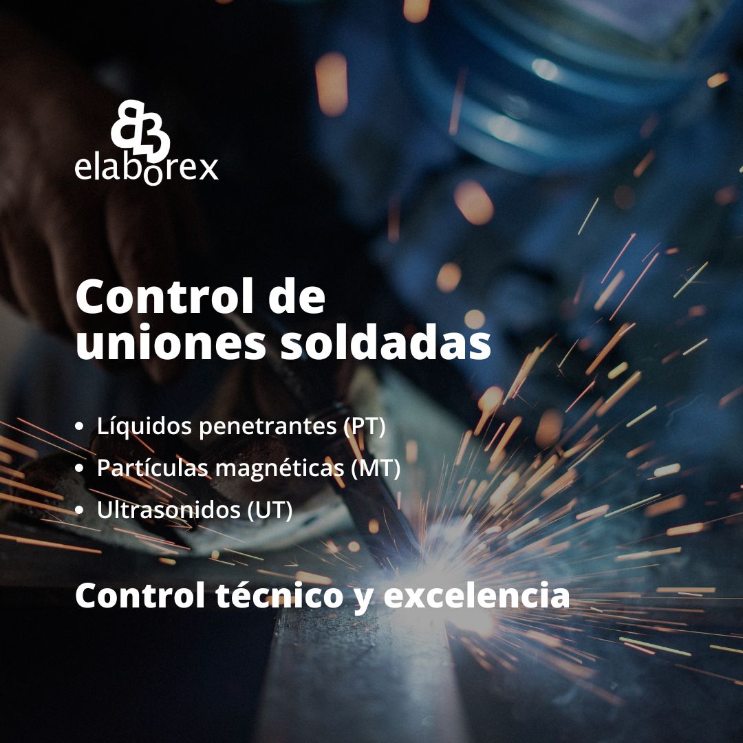elaborex's tweet photo. En Elaborex realizamos el control de uniones soldadas mediante ensayos no destructivos 👉 Nuestro equipo técnico aplica PT, MT y UT para detectar defectos sin alterar el material, garantizando inspecciones fiables y conforme a normativa ✔️ Más info: https://t.co/YSlXXtfxNS https://t.co/yhsYfEpxlQ