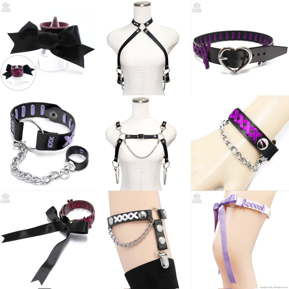 💜入荷速報💜
Otori.様のアイテムが入荷いたしました🕊

大人気の独り占めボディーハーネスと妄毒ソックスガーターが再入荷✨

その他人気アイテムも再入荷中❤︎
皆様ぜひチェックしてくださいね❣️
📱listenflavor.com/shopbrand/ct14…