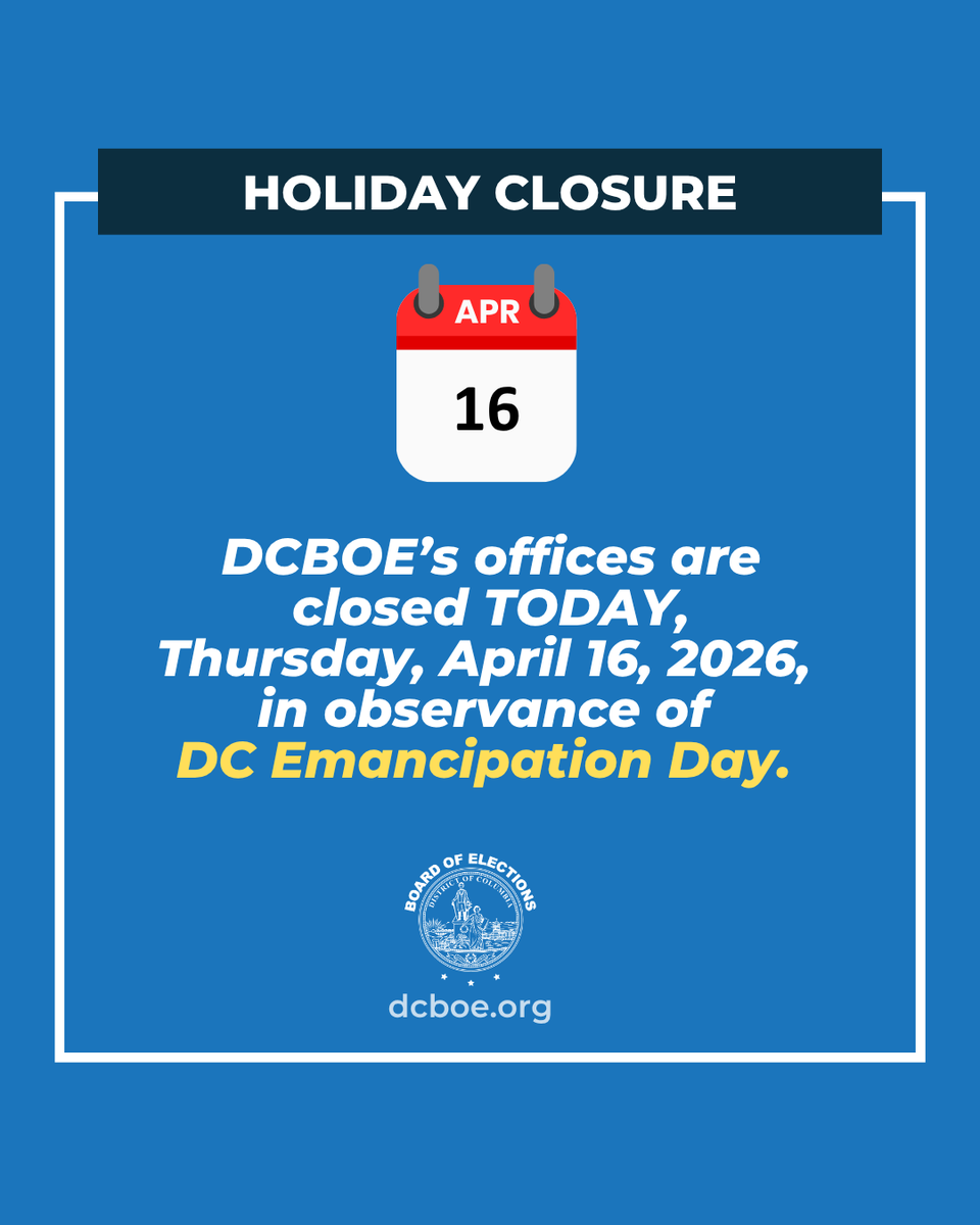 DC Board of Elections tweet media