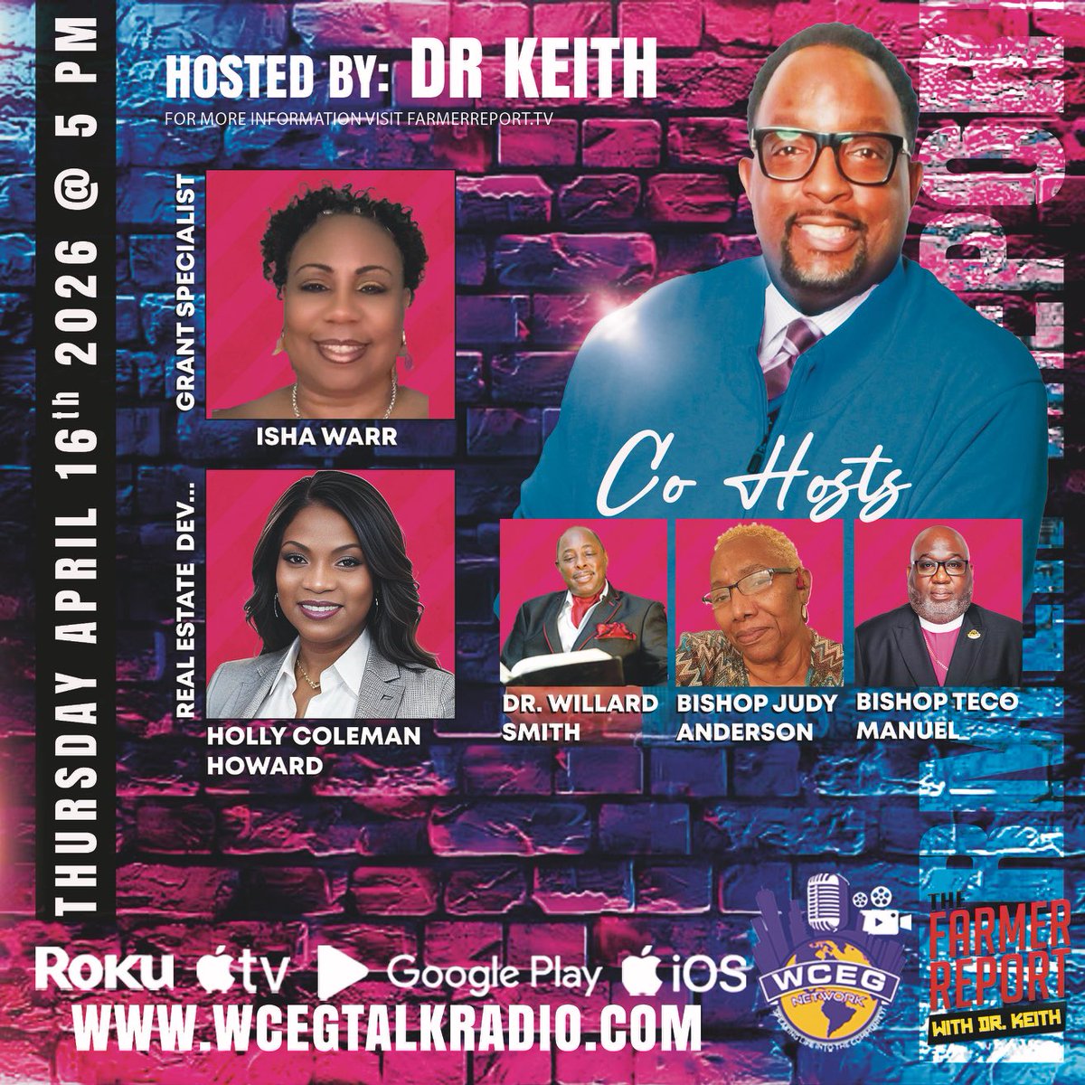 drkeithfarmer's tweet image. Today at 5 pm est, wcegtalkradio.com #part 2