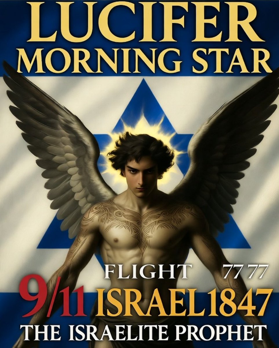 BegemotaTitanik's tweet image. Nah, this looks more as natanyahu's Master.. #Lucifer #MorningStar the #Patron of #israrel!.. ♈🇮🇱👺🔥

The Proper One is from the Shining Star!.. 🔆☝️💗🙋