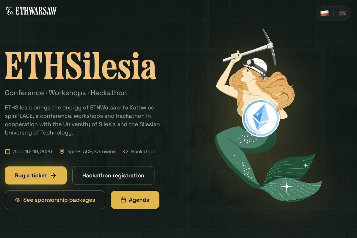 kirstenrpomales's tweet photo. who's going to ETHSilesia this weekend?

roll up @ETHWarsaw https://t.co/09fwofNbAE