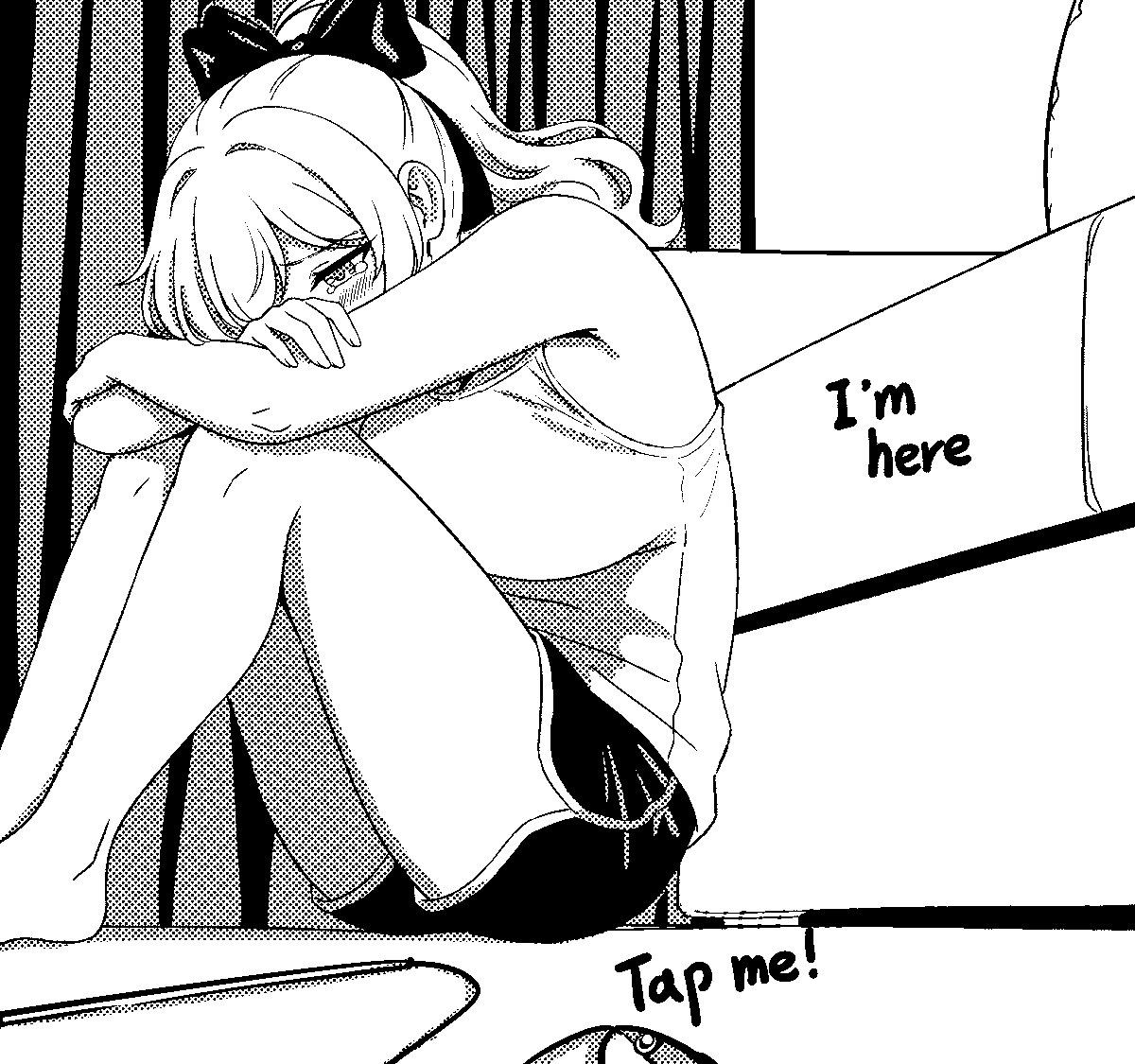 タップして彼女を癒してあげて...🥺 