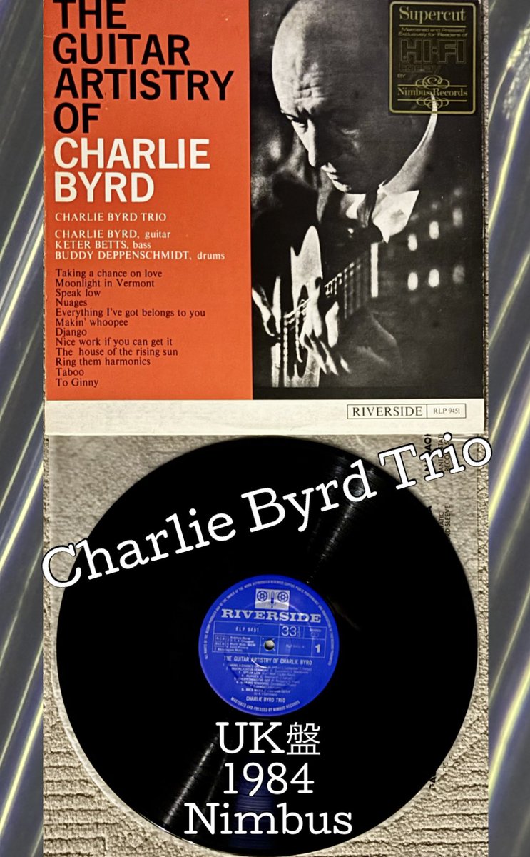 NISHIta1170104's tweet image. 🙇‍♂️
本日の締めは
Charlie Byrd Trio『The Guitar Artistry Of Charlie Byrd』UK盤1984年Remastered
この前聴きましたがGypsy Jazzが聴きたくなり🫏
手に取ってしまいました笑笑☺️
やっぱ良いです👌🎶 Nimbus盤最高‼️

#analog #rock #jazz #レコード #オーディオ #audio
#vinyl