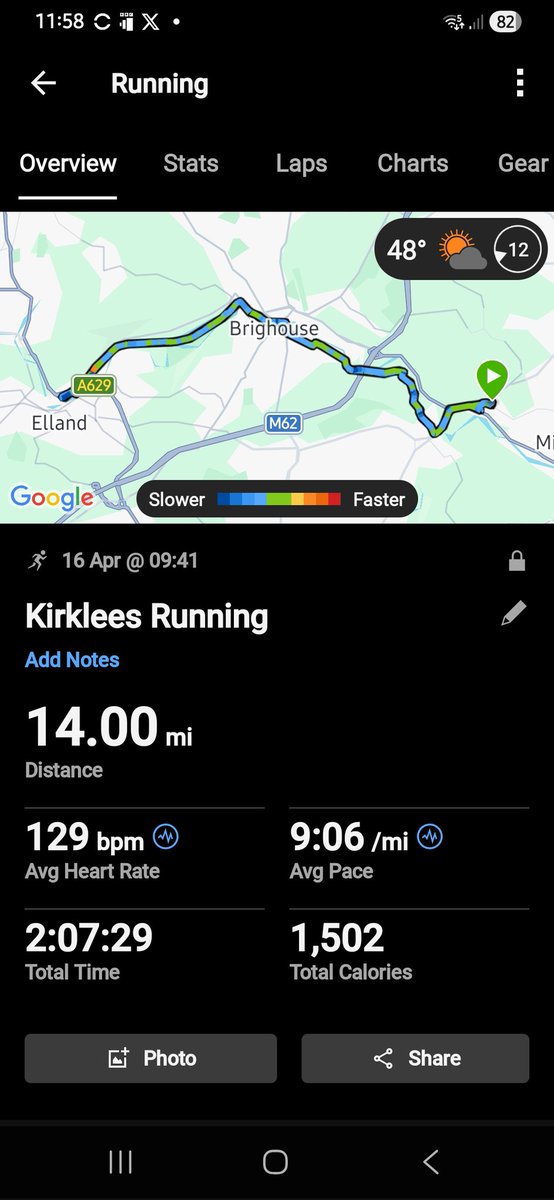 andy5000miles's tweet image. Last significant run before the @LondonMarathon, delighted with 14 miles at around 4 hour #marathon pace, I even tried to emulate my race day routine by getting up, eating, and #running at the same times I will next weekend! 😀 
#ukrunchat #LondonMarathon #marathontraining