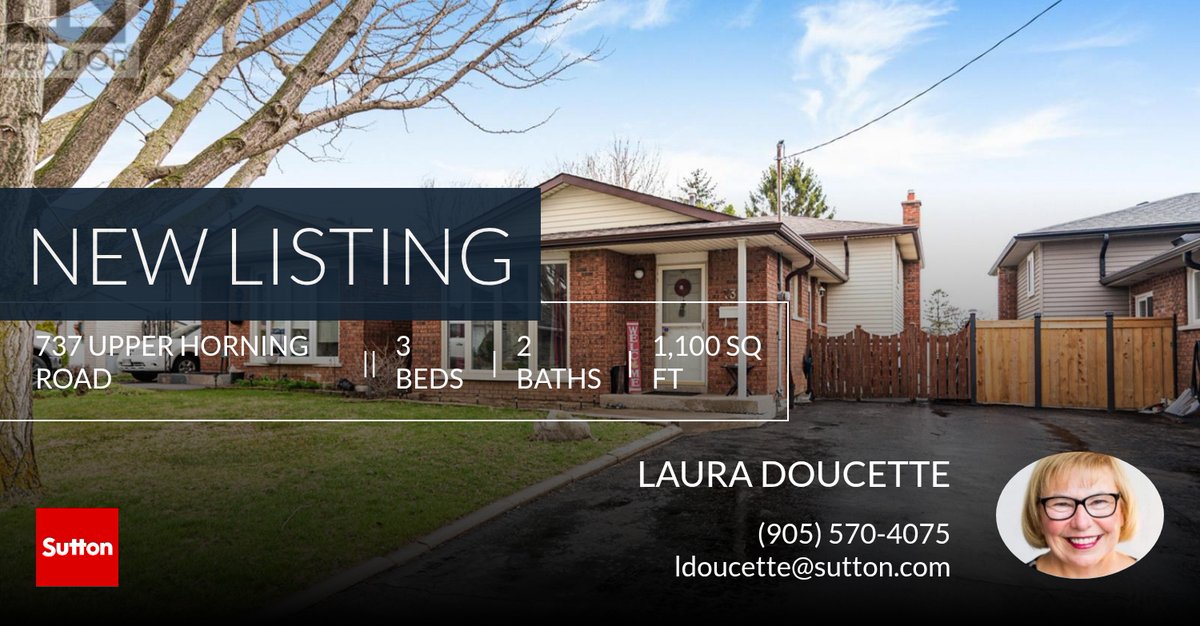 📍 New Listing 📍 Take a look at this fantastic new property that just hit the market located at 737 Upper Horning Road in Hamilton (gurnett). Reach out here or at (905) 570-4075 for more infor... lauradoucette.sutton.com/showcase/737-u…