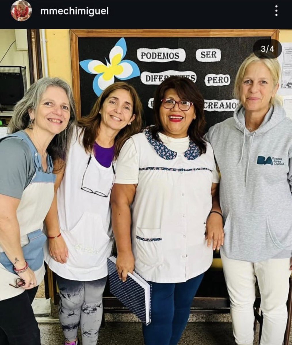 AdemysPrensa's tweet photo. @AdemysPrensa expresa su profundo repudio por la quita de pañuelos blancos pintados en la vereda de la Escuela 26 del DE 6, República de Colombia. 
Esos pañuelos fueron realizados en el marco de una actividad de la comunidad educativa por el 50 aniversario del golpe cívico militar.
Tal como informa la Cooperadora de n un comunicado esta acción negacionista se dio durante la visita de la ministra @mechimiguel al establecimiento.