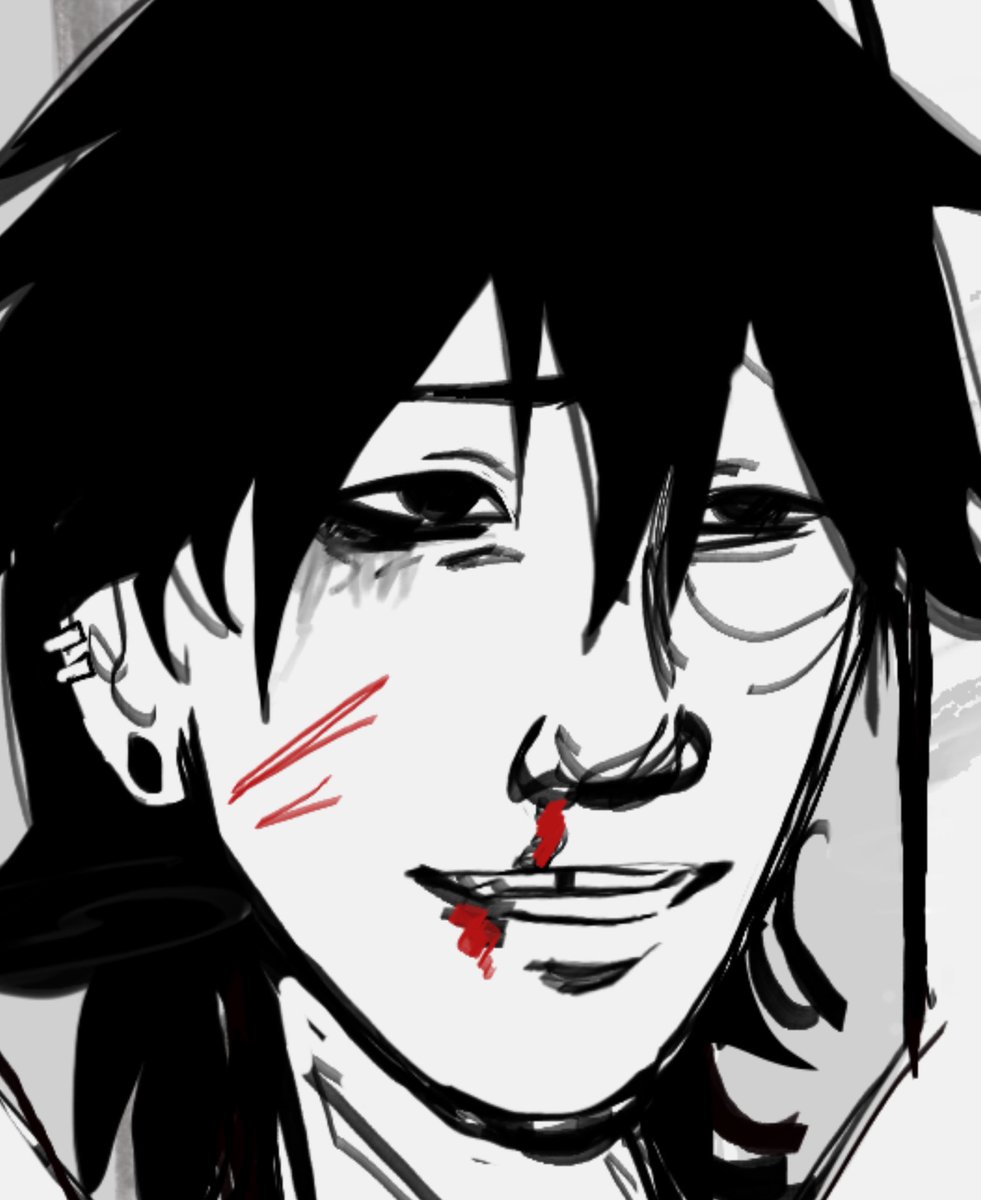 Ok I’m ngl i do give him dark eyes in my modern AU…it’s Also an art style choice. He does canonically have gold eyes too but it’s a habit