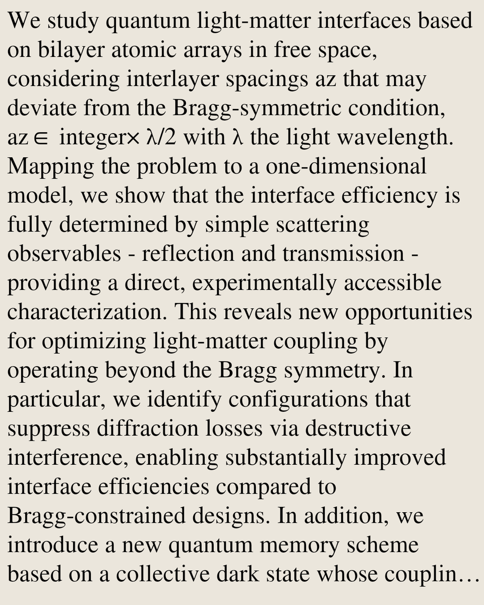 Quantum Physics Papers tweet media