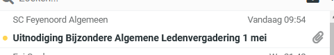 Hee kijk nou, wat vinden we in de inbox