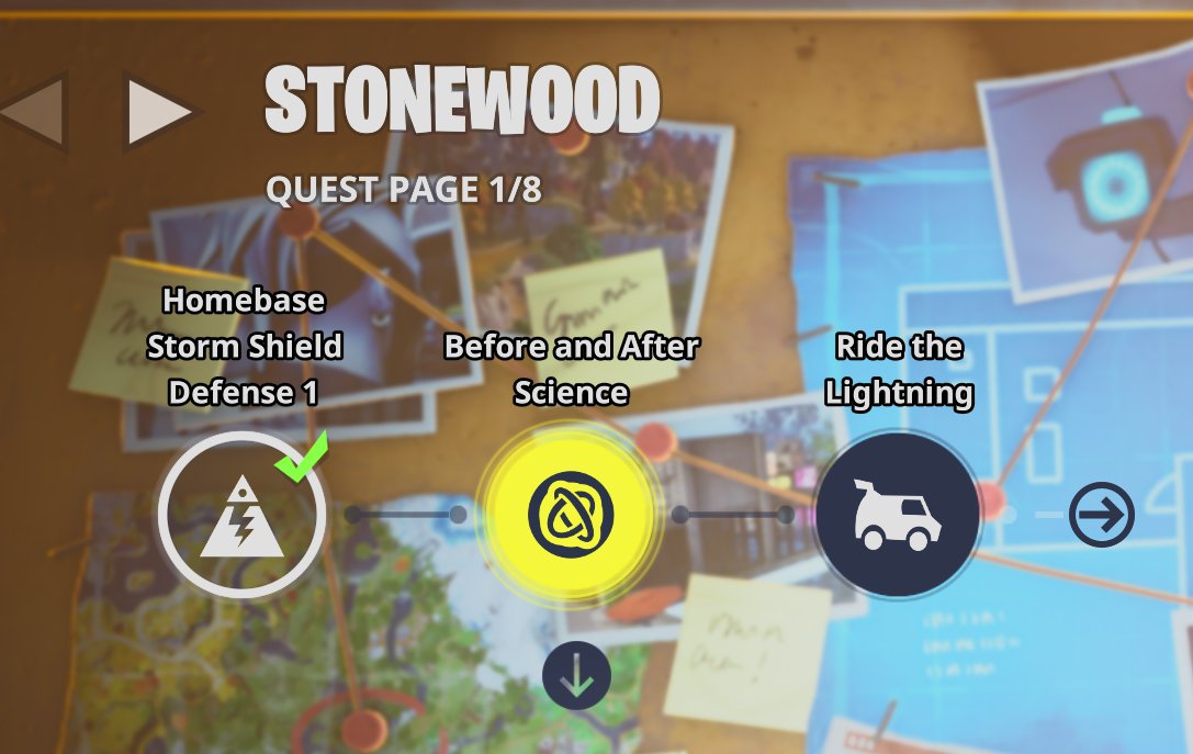The first STW quest in Stonewood called "Homebase Storm Shield Defense 1"  is autocompleting even though I have never played it. I tried on 2 accounts that didn't own STW before the free-to-play update today. <a href="/Fortnite/">Fortnite</a> <a href="/FortniteStatus/">Fortnite Status</a>