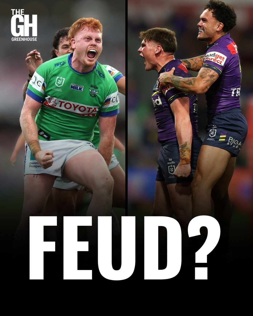 NRLRaidersNews's tweet image. Feud? The Daily Telegraph is reporting that young Melbourne Storm forward Cooper Clarke intends to make a beeline for Corey Horsburgh in Friday night’s clash with the Raiders. The reason why… according to The DT! 🏉📰👉 ow.ly/CpIr50YKmgi

#NRL #Canberra #Raiders