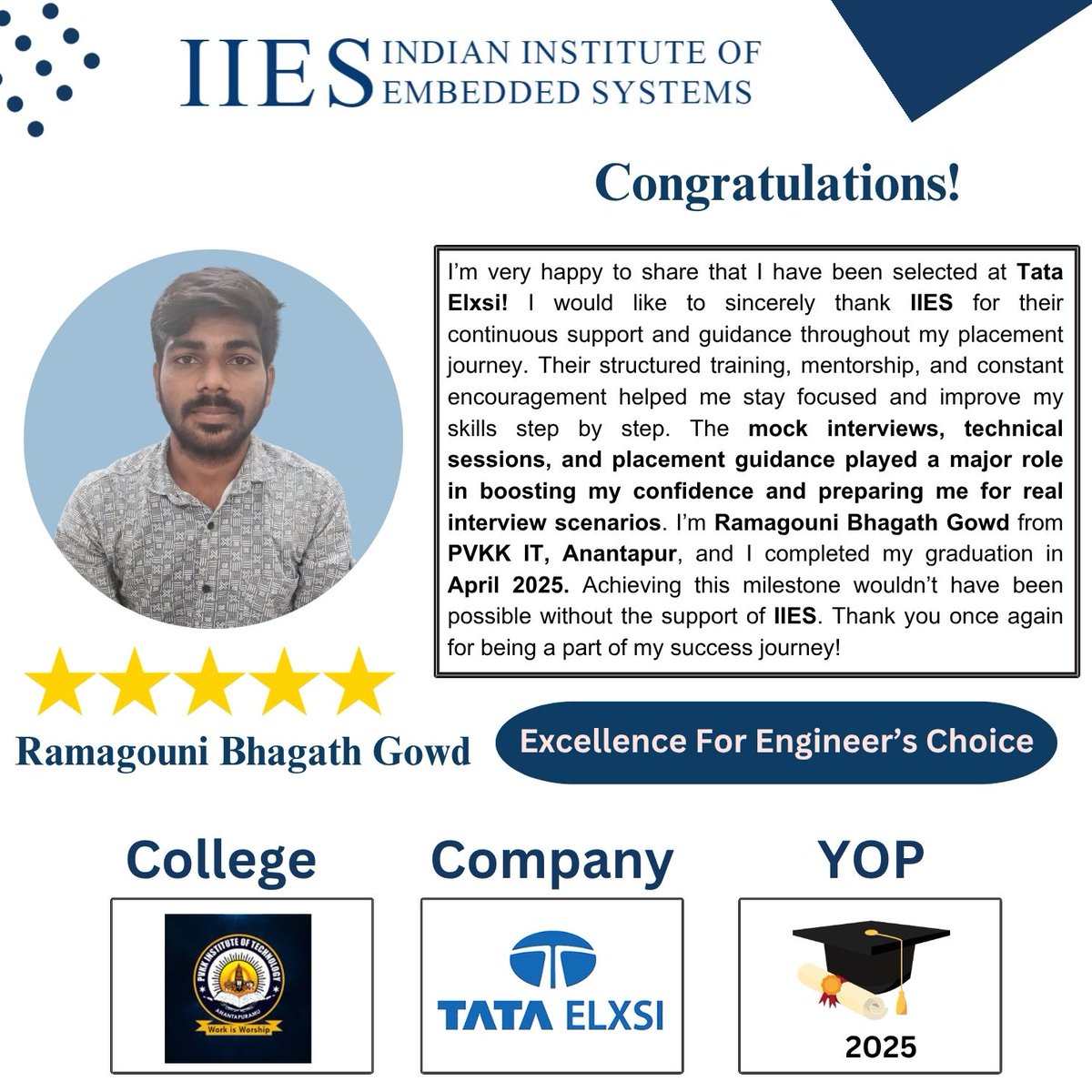 Indian Institute of Embedded Systems (IIES) tweet media