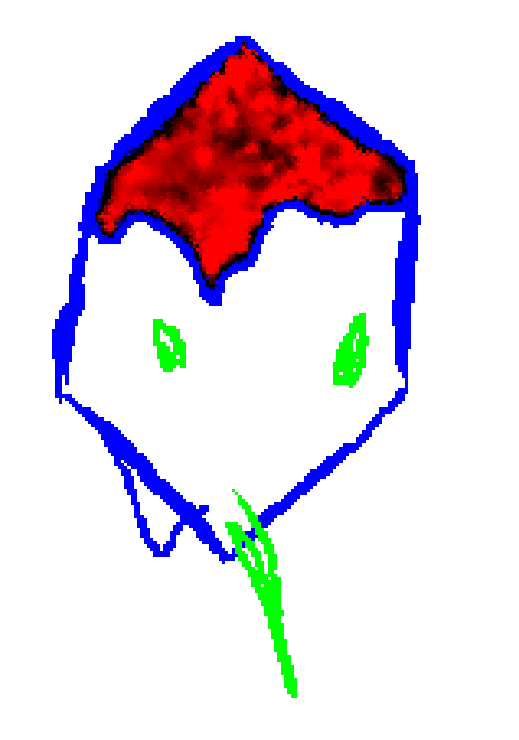 ThatDicerIHate's tweet photo. melting battats face off. i want him dead. he isnt even that good a character https://t.co/DraMUXuIQx