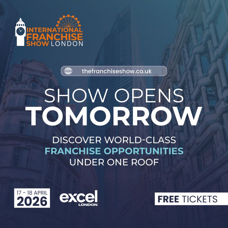 FSBGtrLondon's tweet image. The UK’s biggest #Franchise event returns tomorrow! 

FSB will be at @ExceLLondon  for #IFS26 

👋Say hello to FSB at Stand 140. 🎟️ Grab the last tickets: thefranchiseshow.co.uk/?utm_source=PA…

#Franchising #SmallBusinesses #Entrepreneurs #InternationalFranchiseShow