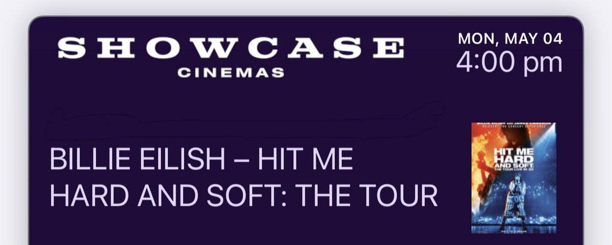 seeing billies movie earlyyyy 🙂‍↕️