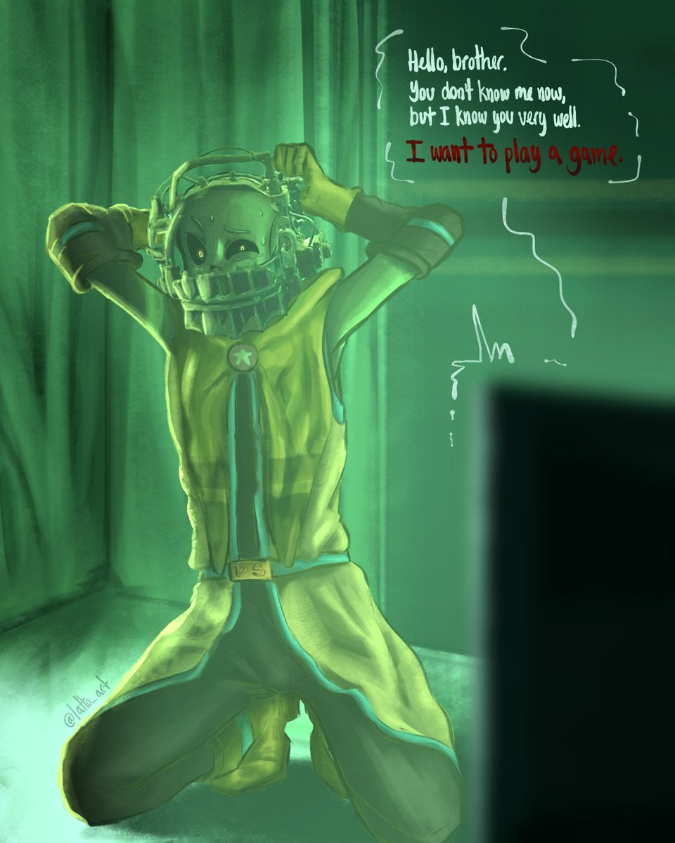 latto_art's tweet image. The parallels... ✨️👁🧋
#DreamSans #Jigsaw #undertaleAU