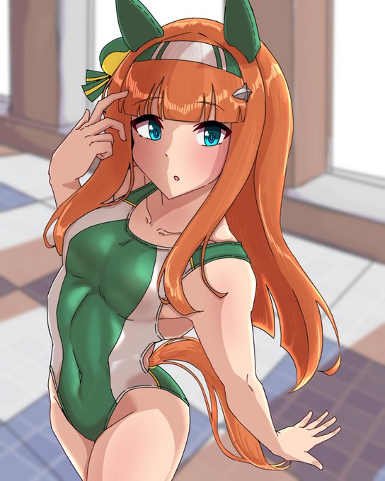 サイレンススズカの競泳水着 