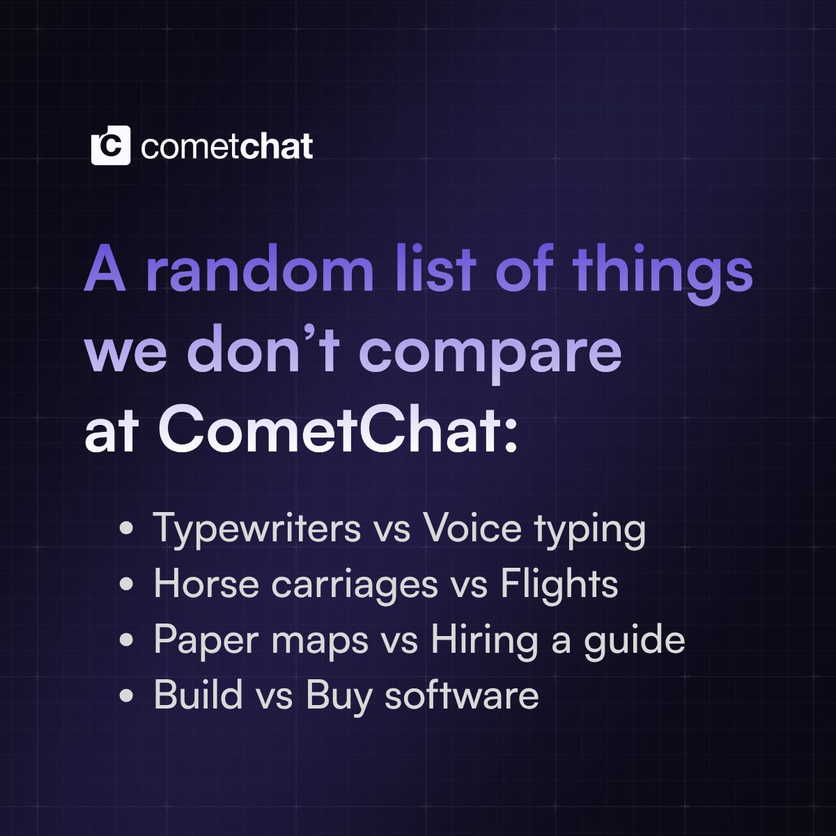 CometChat tweet media