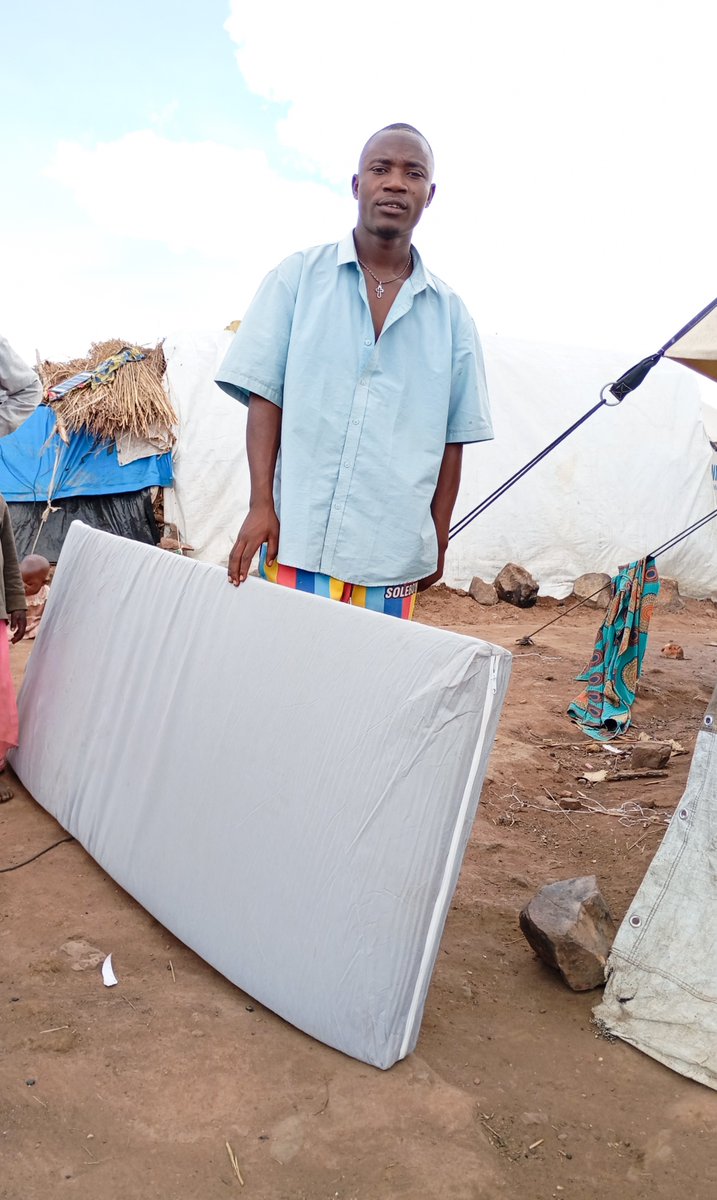 AIRDInt's tweet image. At 18, MARIKO David receives a mattress—bringing comfort, dignity, and a sense of stability. Small support, big impact. #RefugeeSupport #AIRD