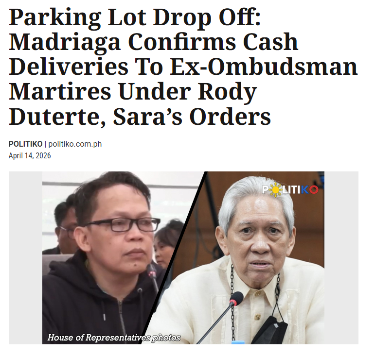 Why was there no real effort by the past Ombudsman to go after the corruption linked to the Dutertes and their allies?

We got the answer last Tuesday. The Ombudsman Duterte appointed after pressuring Aquino appointed Conchita Carpio-Morales out was Samuel Martires, who Ramil