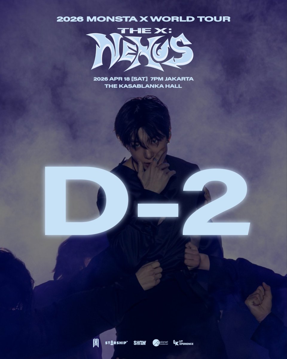 D-2 ❤️‍🔥

Just a little longer until we meet MONSTA X!

#몬스타엑스 #MONSTAX #MONSTA_X
#MONSTAX_THEX_NEXUS #MONSTAXinASIA
#APlanet #LITX #LITXPERIENCE
