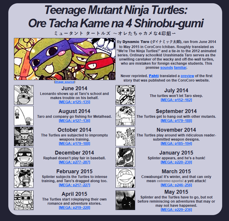 AmuroRay1989's tweet image. Found it. 😋
randomhoohaas.flyingomelette.com/ai/scans/coroc…
#tnmt2012 #Leonardo