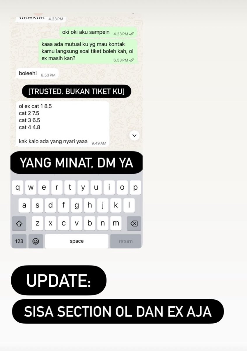 tara ᵕ̈ RENT SEWA HP SAMSUNG IPHONE FOR CONCERT! tweet media