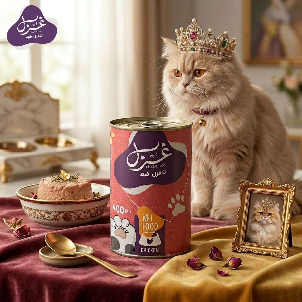 PetFood5258's tweet image. 🟣 ملكة الذوق الرفيع اختارت بنفسها 👑🐱

“غزل” وجبة متكاملة لقطتك: بروتين عالي + طعم دجاج طبيعي 🍗
🇸🇦 قوام سهل الأكل ويخلي كل وجبة لحظة فخامة 🤍
اختر الأفضل لقطتك… لأنها تستحق 👌
#قطط_السعودية #عالم_القطط #petshop #cats_of_saudi
