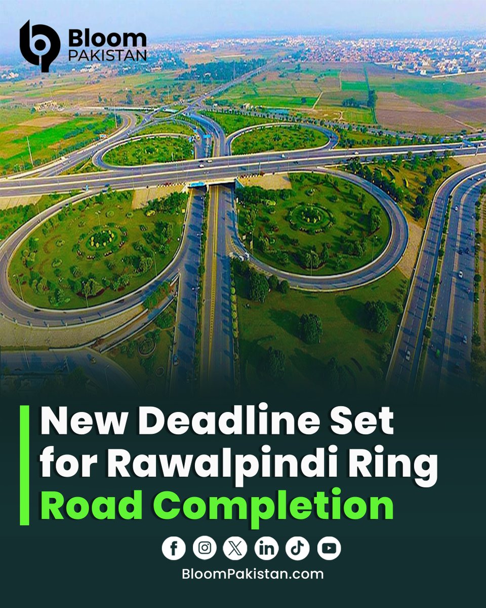 Commissioner Rawalpindi Division Amir Khattak inspects Rawalpindi Ring Road, directing timely completion.